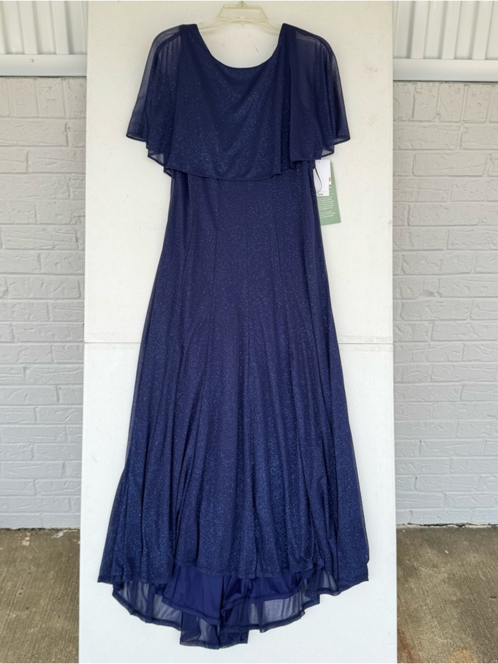 NEW! J.Taylor Blue Sparkle Formal Dress Women's 12 - Picture 2 of 12